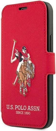 U.S. Polo Assn. Embroidery Collection Buchen Sie Synthetisches Leder Mehrfarbig (iPhone 12 / 12 Pro)