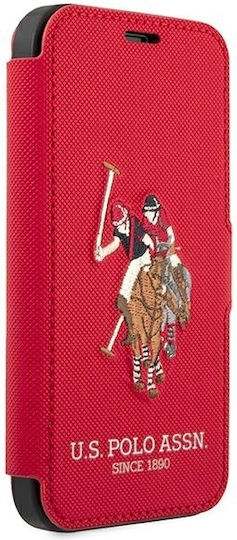 U.S. Polo Assn. Embroidery Collection Book Piele artificială Multicolor (iPhone 12 Pro Max)