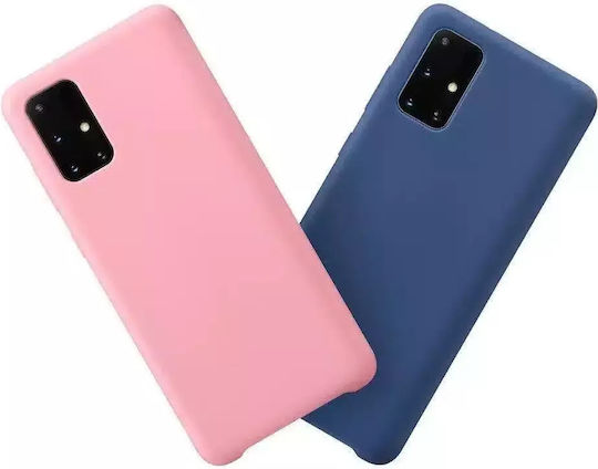 Hurtel Soft Flexible Rubber Back Cover Σιλικόνης Dark Blue (Galaxy S21 Ultra 5G)