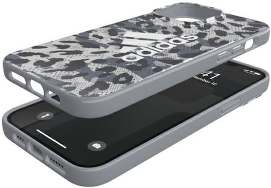 adidas Adidas Or Snap Case Leopard Back Cover Silicone Leopard Gray (iPhone 13 Pro)