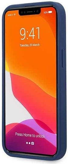 U.S. Polo Assn. Silicone Logo Back Cover Silicone Navy Blue (iPhone 13 mini)