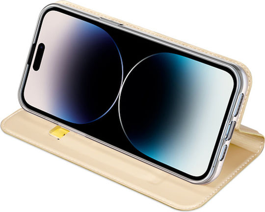 Dux Ducis Skin Pro Buchen Sie Synthetisches Leder Schwarz (iPhone 14 Pro Max)