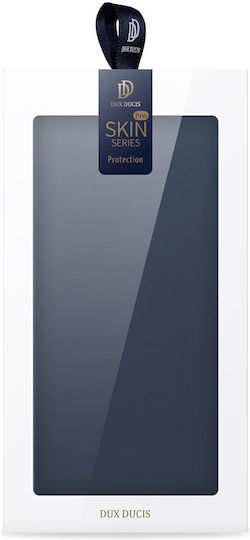 Dux Ducis Skin Pro Buchen Sie Synthetisches Leder Marineblau (Xiaomi Poco M5)