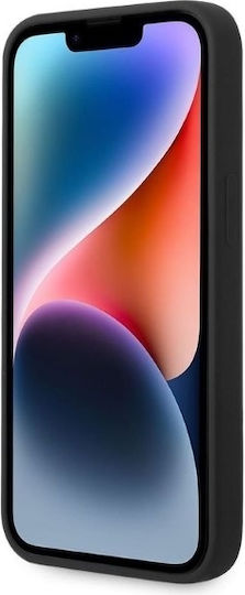Karl Lagerfeld Ikonik NFT Logo Umschlag Rückseite Silikon Schwarz (iPhone 14 Plus)
