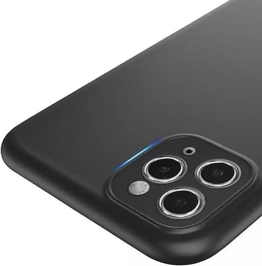 Hurtel Soft Back Cover Silicone Black (Vivo Y16, Y02s)