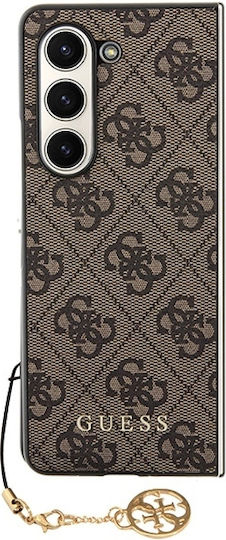 Guess Umschlag Rückseite Metallisch Braun (Galaxy Z Fold5)