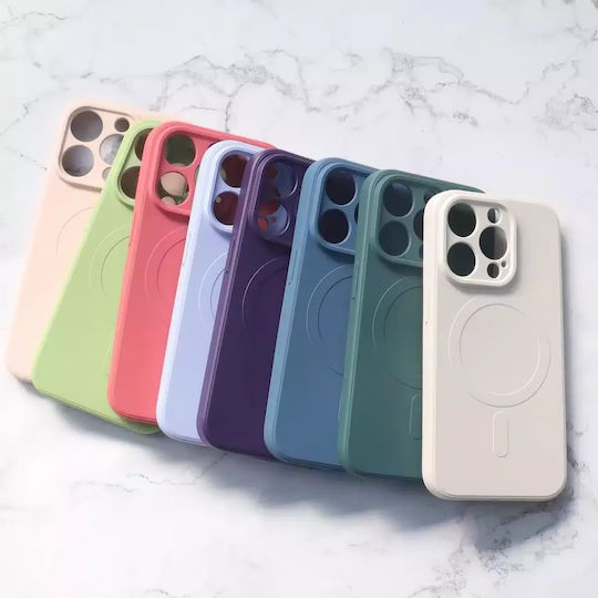 Hurtel Back Cover Silicone 2mm Beige (iPhone 15 Pro Max)