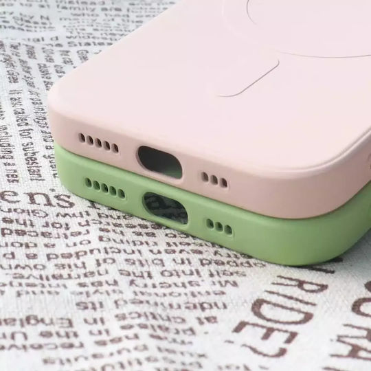 Hurtel Back Cover Silicone 2mm Beige (iPhone 15 Pro Max)