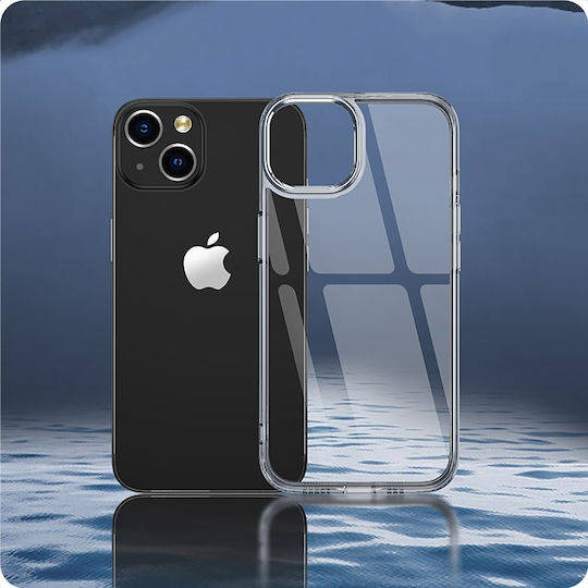 Tech-Protect Flexair Hybrid Back Cover Plastic / Silicone 1.5mm Transparent (iPhone 15)