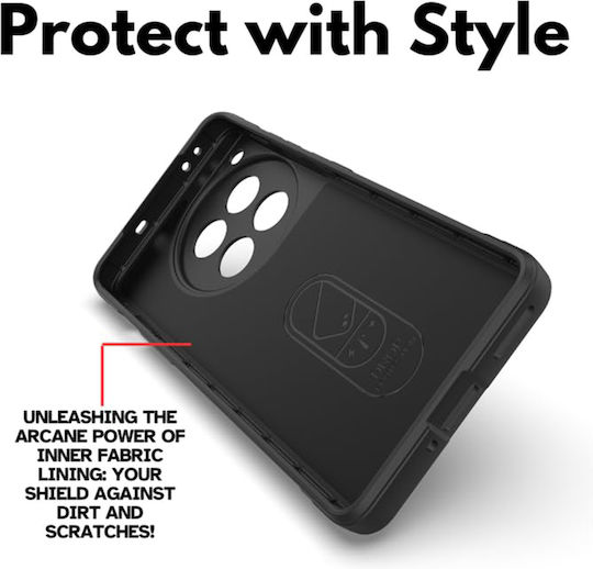 Techsuit Shield Back Cover Σιλικόνης Μαύρο (OnePlus 12)