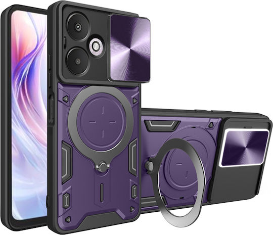 Techsuit Back Cover Σιλικόνης Μωβ (Xiaomi Redmi 13C, Poco M6)