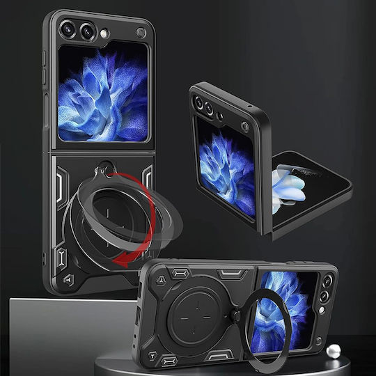 Techsuit Back Cover Σιλικόνης Μαύρο (Samsung Galaxy Z Flip6)