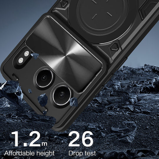 Techsuit Back Cover Πλαστικό / Σιλικόνης Μαύρο (OnePlus Nord 4)