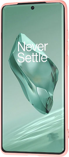 Techsuit Umschlag Rückseite Silikon Rosa (OnePlus 12)