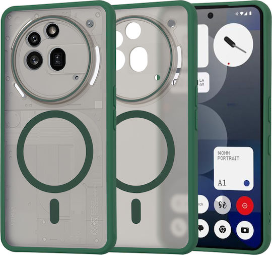 Techsuit Back Cover Silicon Verde (Nothing Phone (3a) Pro)