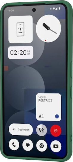 Techsuit Back Cover Silicon Verde (Nothing Phone (3a) Pro)