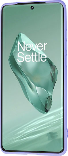 Techsuit Umschlag Rückseite Silikon Lila (OnePlus 12)