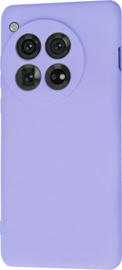 Techsuit Umschlag Rückseite Silikon Lila (OnePlus 12)