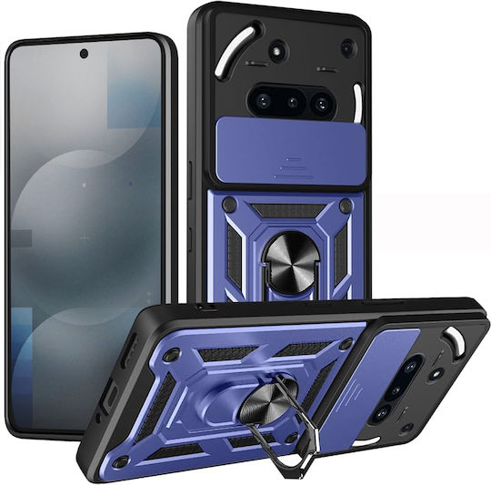 Techsuit Shield Back Cover Silicon Albastru (Nothing Phone (3a))