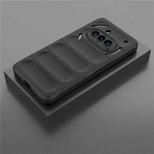 Techsuit Shield Back Cover Silicon Negru (Nothing Phone (3a))