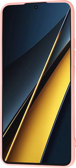 Techsuit Back Cover Σιλικόνης Ροζ (Poco X6 Pro)