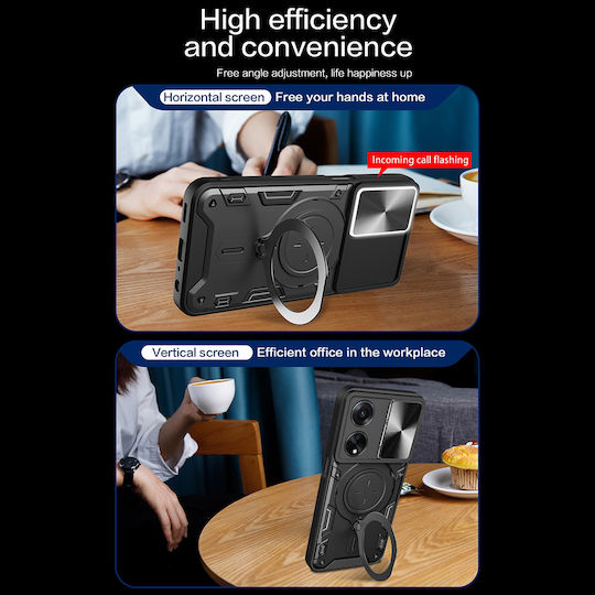 Techsuit Back Cover Σιλικόνης Μαύρο (Oppo A98)