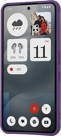 Techsuit Back Cover Silicon Violet (Nimic Telefon 3a - Techsuit)