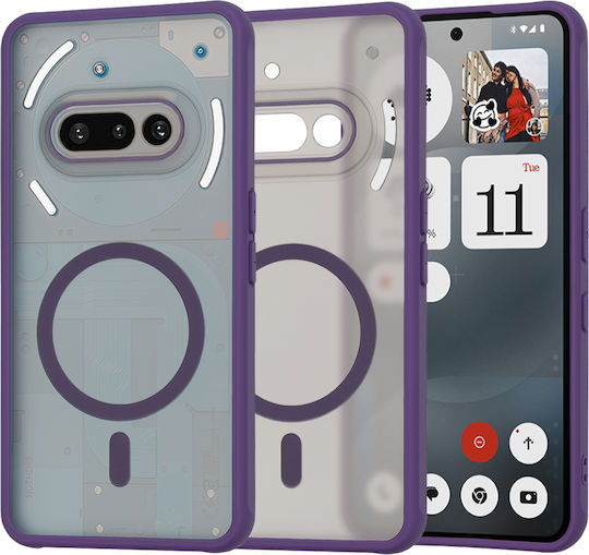 Techsuit Back Cover Silicon Violet (Nimic Telefon 3a - Techsuit)