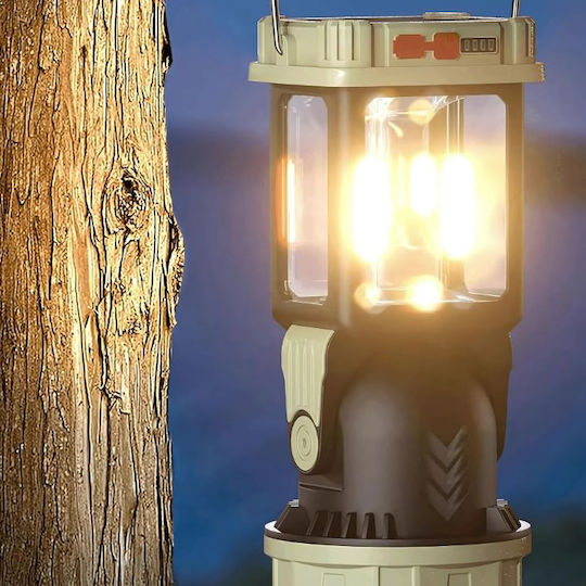 Verk Group Αξεσουάρ Φωτισμού Led Ηλιακό για Camping με Φακό