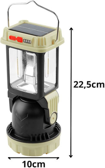 Verk Group Αξεσουάρ Φωτισμού Led Ηλιακό για Camping με Φακό