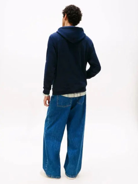 Sweatshirt with Hood Dark Night Navy