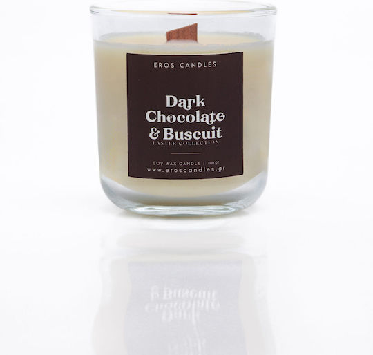 Dark Chocolate & Biscuit Candle 200gr