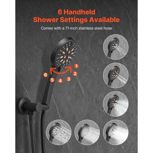 Vevor Handheld Showerhead with Hose