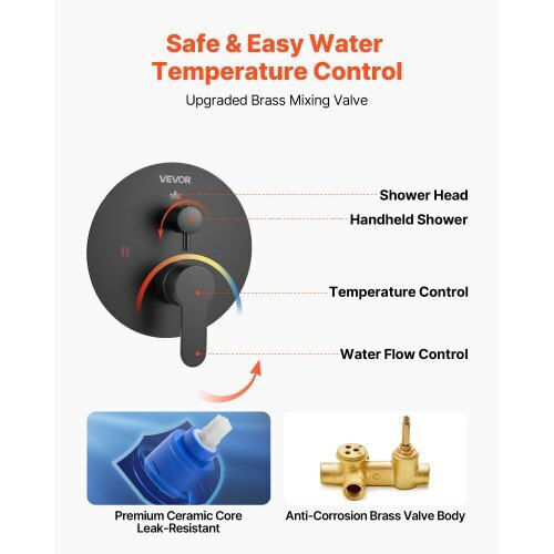 Vevor Handheld Showerhead with Hose