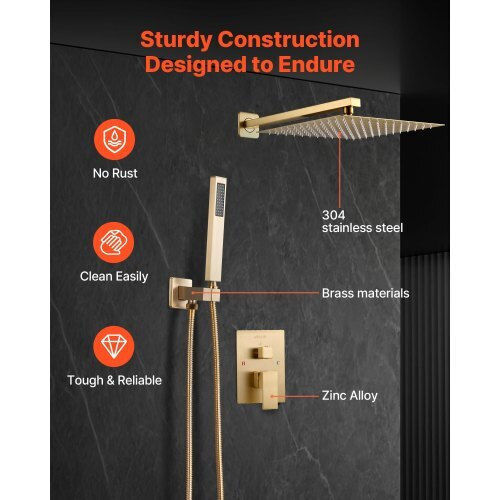 Vevor Handheld Showerhead with Hose