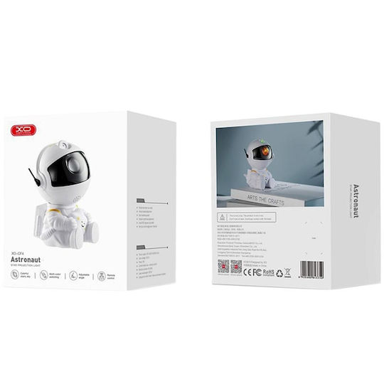 XO Kids Projector Lamp Astronaut White