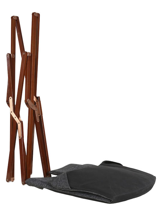 Outdoor Armchair Wooden Mixed Grey 73x85x95cm