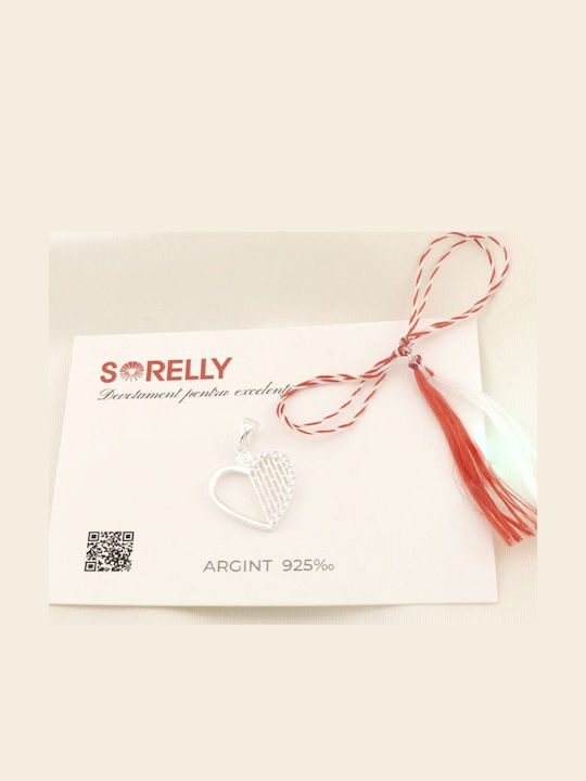 Sorelly Charm Herz aus Silber