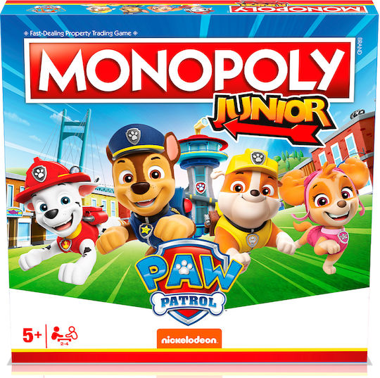Настолна игра Monopoly Junior - Paw Patrol за 2-4 играчи 5+ години Winning Moves
