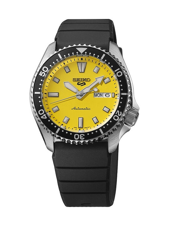 Skx Series Men's Watch 42.5mm Automatic with Black Rubber Strap