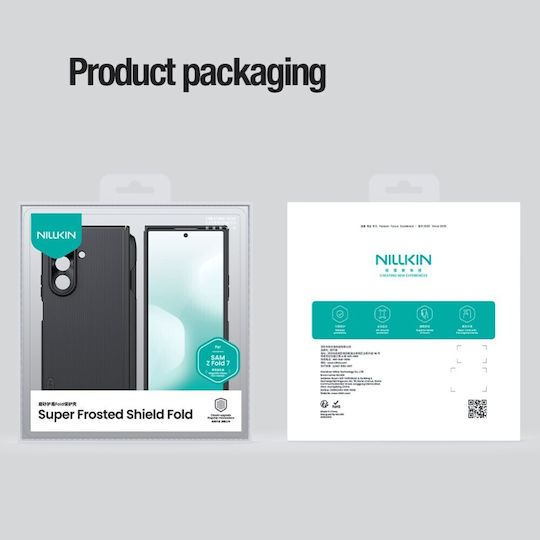 Nillkin Super Frosted Back Cover Πλαστικό Μαύρο (Galaxy Z Fold7)