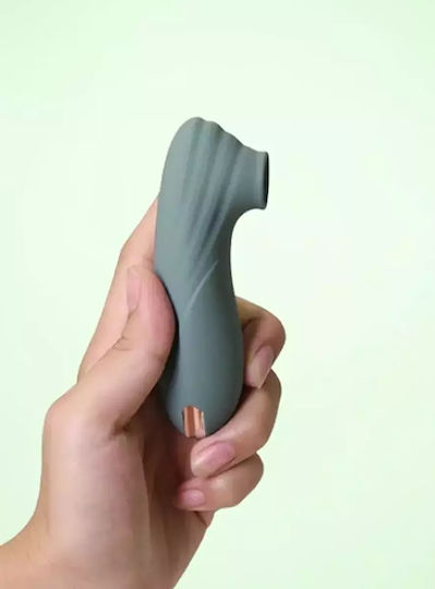 Mini Vibrator Suction Function 10 Modes Waterproof Green