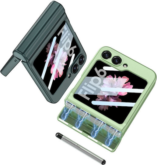 GKK Magnetic Back Cover Kunststoff Grün Für Galaxy Z Flip6