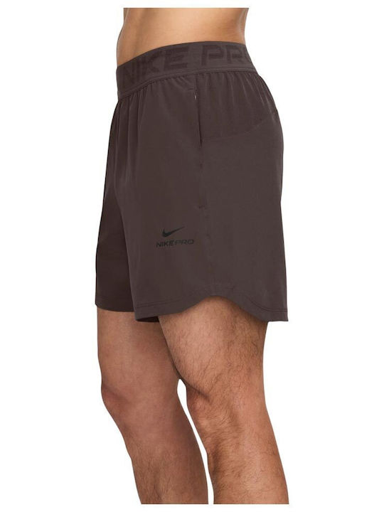 Αθλητική Ανδρική Βερμούδα Dri-Fit Καφέ