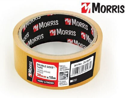 Morris Very Strong Self-Adhesive Double-Sided Tape 38mmx10m 1pcs