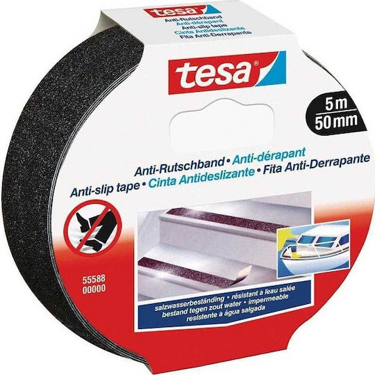 Tesa Self-Adhesive Grip Tape Black 25mmx5m 1pcs