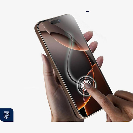 Rosso Tempered Glass Black (iPhone 16 Pro Max)
