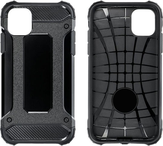 Tough Back Cover Plastic / Silicon Negru (Redmi Note 12 5G / Poco X5 5G)