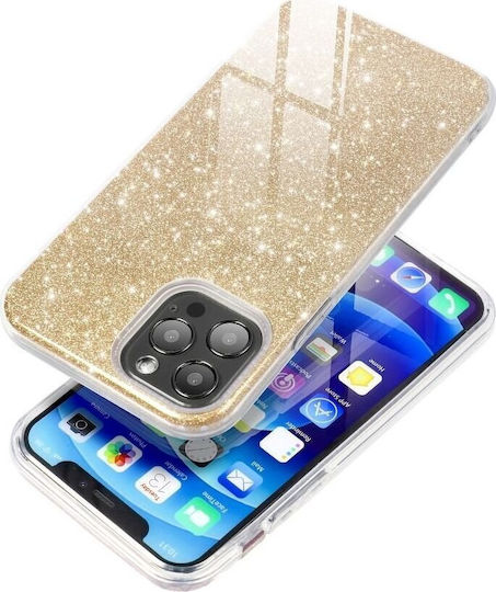 Forcell Shining Back Cover Σιλικόνης Χρυσό (iPhone 8/7)