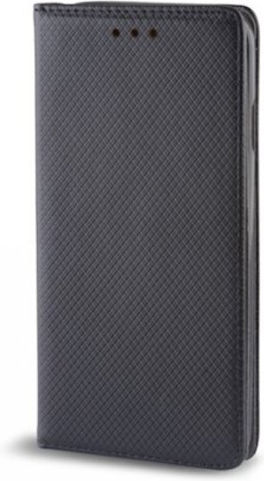 Senso Magnet Книга Изкуствена кожа Черен (Redmi 8)